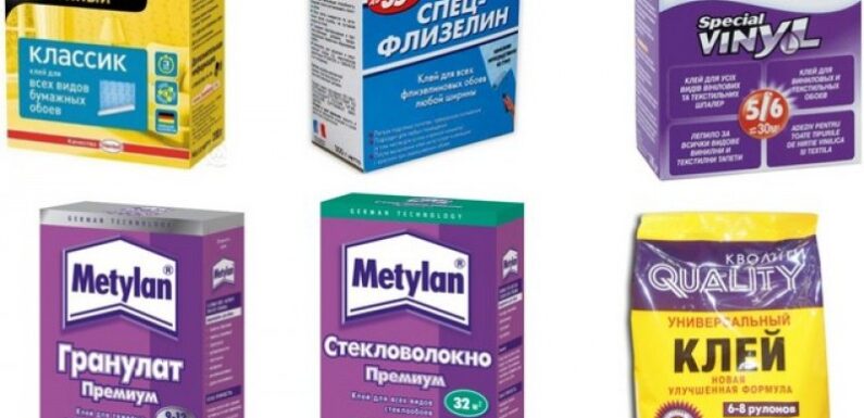 Выбор клея для обоев
